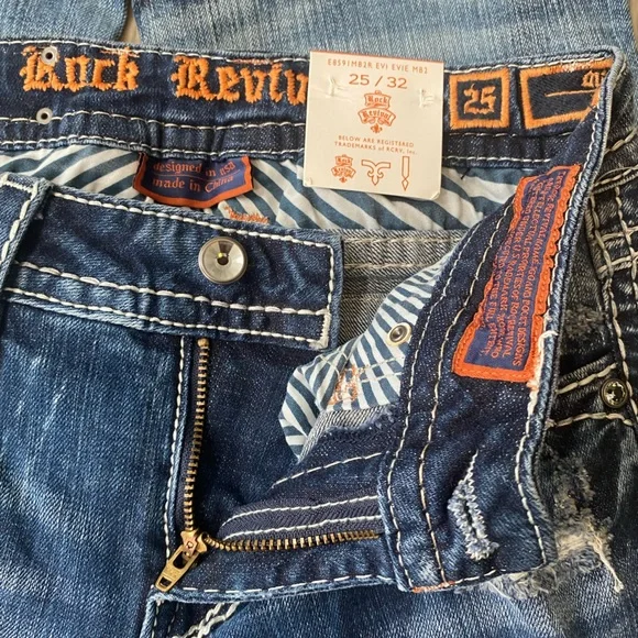 Rock Revival Evie 25/32 mid-rise boot cut jean EXCELLENT-NEW - Picture 5 of 14